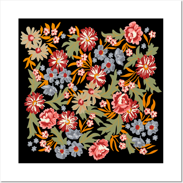 Grandma's vintage Floral Wall Art by zeljkica